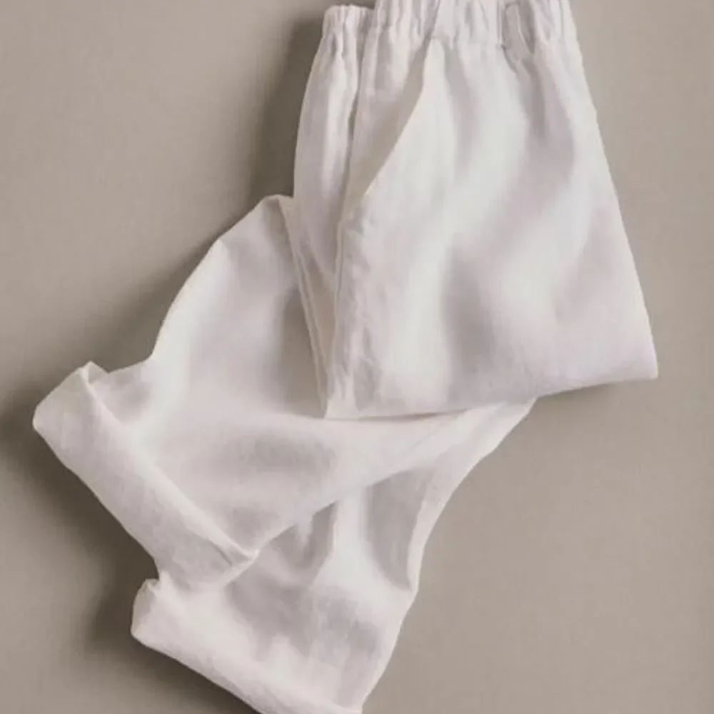 Quince Women's White Trousers